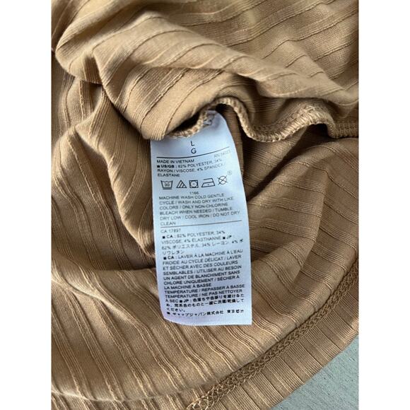 BANANA REPUBLIC | Women’s Long Sleeve Shirt Brown Sugar Wrap Style | Large - Picture 4 of 4